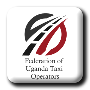 A button that says federation of uganda taxi operators